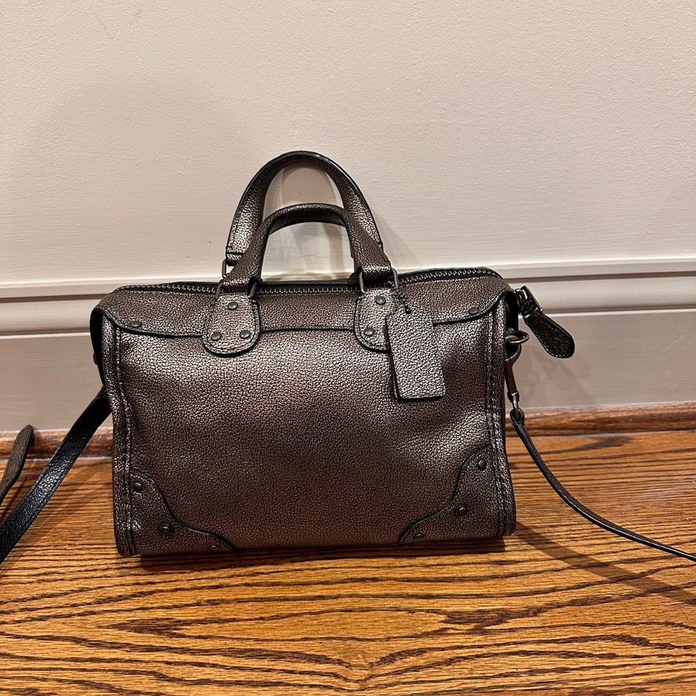 Coach Metallic Rhyder Satchel Fall 2014 - Picture 4 of 5